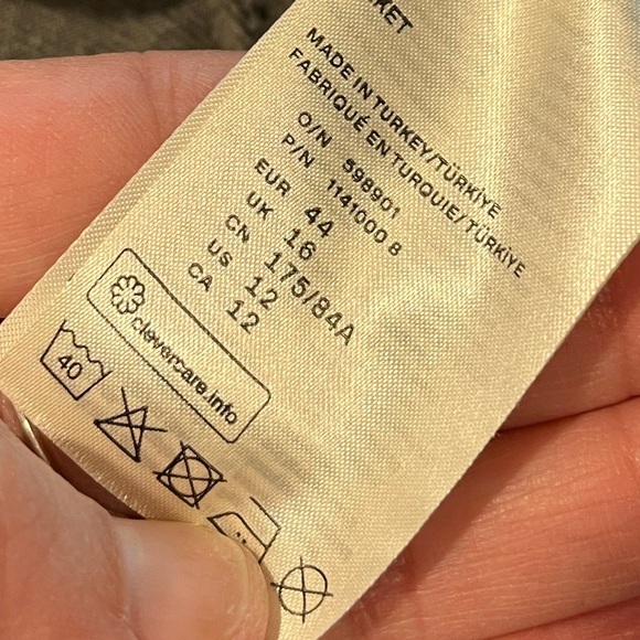 🩶ARKET Grey Denim Midi Skirt – Size 12 (CA) - Picture 3 of 9